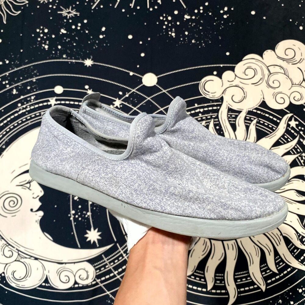 Allbirds Wool Loungers Loafer Shoes Men's 11 Gray Slip-On Round Toe Flat Comfort